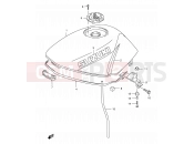 SUZUKI GS500E Y (2000) 33B - FUEL TANK (MODEL Y)