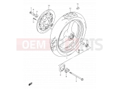 SUZUKI GS500E Y (2000) 45 - FRONT WHEEL