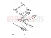 SUZUKI GS550D T (1996) 64 - REAR SWINGING ARM