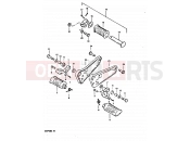 SUZUKI GS550E X (1999) 41 - FOOTREST
