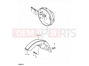 SUZUKI GS550E X (1999) 48 - HEADLAMP HOUSING - FRONT FENDER