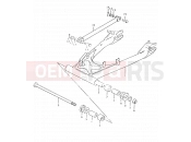 SUZUKI GS550L T (1996) 57 - REAR SWINGING ARM