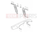 SUZUKI GS550L T (1996) 58 - CHAIN CASE - SHOCK ABSORBER