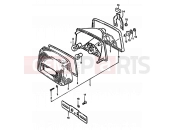 SUZUKI GS550M X (1999) 33 - REAR COMBINATION LAMP (E06,E24)