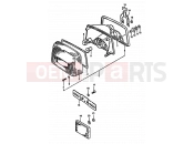 SUZUKI GS550M X (1999) 34 - REAR COMBINATION LAMP (E17)