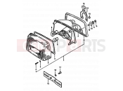 SUZUKI GS550M X (1999) 36 - REAR COMBINATION LAMP (E34)