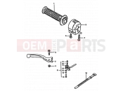 SUZUKI GS550M X (1999) 56 - RIGHT HANDLE SWITCH