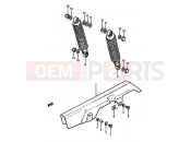 SUZUKI GS550M X (1999) 68 - CHAIN CASE-SHOCK ABSORBER