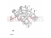SUZUKI GS650G X (1999) 1 - CYLINDER HEAD COVER (MODEL X)