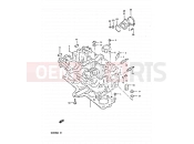 SUZUKI GS650G X (1999) 3 - CYLINDER HEAD