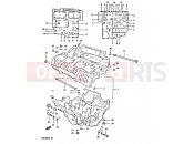 SUZUKI GS650G X (1999) 6 - CRANKCASE (E.NO.122596~)