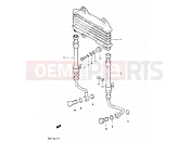SUZUKI GS650G X (1999) 17 - OIL COOLER