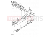 SUZUKI GS650G X (1999) 22 - PROPELLER SHAFT - FINAL DRIVE GEAR