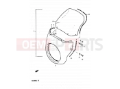 SUZUKI GS650G X (1999) 79 - COWLING (OPT)