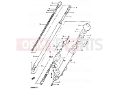 SUZUKI GS650G X (1999) 56 - FRONT RIGHT DAMPER (MODEL Z)