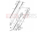 SUZUKI GS650G X (1999) 57 - FRONT LEFT DAMPER (MODEL Z)