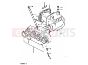 SUZUKI GS650GT Z (1982) 14 - AIR CLEANER