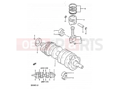 SUZUKI GS650GT D (1983) 7 - CRANKSHAFT