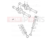 SUZUKI GS650GT D (1983) 9 - CAM SHAFT - VALVE