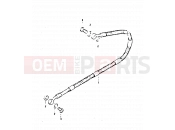 SUZUKI GS650GT D (1983) 53 - REAR BRAKE HOSE