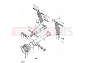 SUZUKI GS850G T (1996) 72 - REAR SWINGING ARM