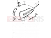 SUZUKI GS850G X (1999) 53 - FUEL TANK (MODEL X)