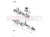 SUZUKI GS850G Z (1982) 8 - CRANKSHAFT