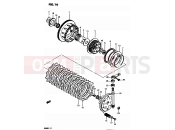 SUZUKI GS850G Z (1982) 16 - CLUTCH