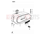 SUZUKI GS850G Z (1982) 44 - FUEL TANK (MODEL Z)