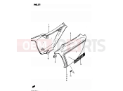 SUZUKI GS850G Z (1982) 51 - FRAME COVER (MODEL Z)