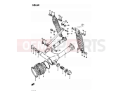 SUZUKI GS850G Z (1982) 64 - REAR SWINGING ARM (MODEL Z)
