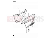 SUZUKI GS850G D (1983) 52 - FRAME COVER (MODEL D)