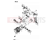 SUZUKI GS850G D (1983) 65 - REAR SWINGING ARM (MODEL D)