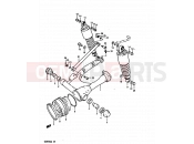 SUZUKI GS850G G (1986) 49 - REAR SWINGING ARM