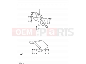 SUZUKI GS850G G (1986) 51 - REAR FENDER EXTENSION