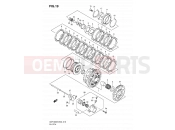 SUZUKI GSF1200S K6 (2006) Bandit (E02,E19,E37) 19 - CLUTCH