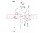 SUZUKI GSF1200S K6 (2006) Bandit (E02,E19,E37) 39 - FUEL TANK