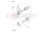 SUZUKI GSF1200S K6 (2006) Bandit (E02,E19,E37) 22 - STARTING MOTOR
