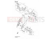 SUZUKI GSF1200S K6 (2006) Bandit (E02,E19,E37) 38 - FOOTREST