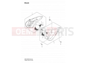 SUZUKI GSF1200S K6 (2006) Bandit (E02,E19,E37) 42 - FRAME HEAD COVER (GSF1200/A)