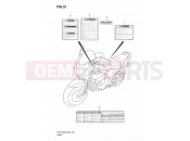 SUZUKI GSF1200S K6 (2006) Bandit (E02,E19,E37) 51 - LABEL