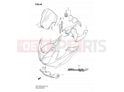 SUZUKI GSF1200S K6 (2006) Bandit (E28) 44 - COWLING