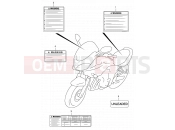 SUZUKI GSF1200Z K5 (2005) Bandit 52B - LABEL (MODEL K5)