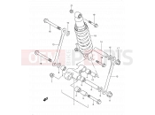 SUZUKI GSF1200Z K5 (2005) Bandit 68 - REAR CUSHION LEVER