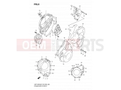SUZUKI GSF1250S K7 (2007) Bandit (E03,E28,E33) 6 - CRANKCASE COVER