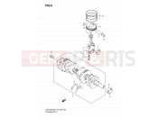 SUZUKI GSF1250S K7 (2007) Bandit (E03,E28,E33) 8 - CRANKSHAFT