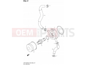 SUZUKI GSF1250S K7 (2007) Bandit (E03,E28,E33) 17 - OIL COOLER