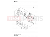 SUZUKI GSF1250S K7 (2007) Bandit (E03,E28,E33) 63A - REAR CALIPER (GSF1250SK7/SK8/SK9)