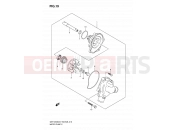 SUZUKI GSF1250S K9 (2009) Bandit (E03,E28,E33) 19 - WATER PUMP