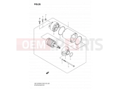 SUZUKI GSF1250S K9 (2009) Bandit (E03,E28,E33) 26 - STARTING MOTOR
